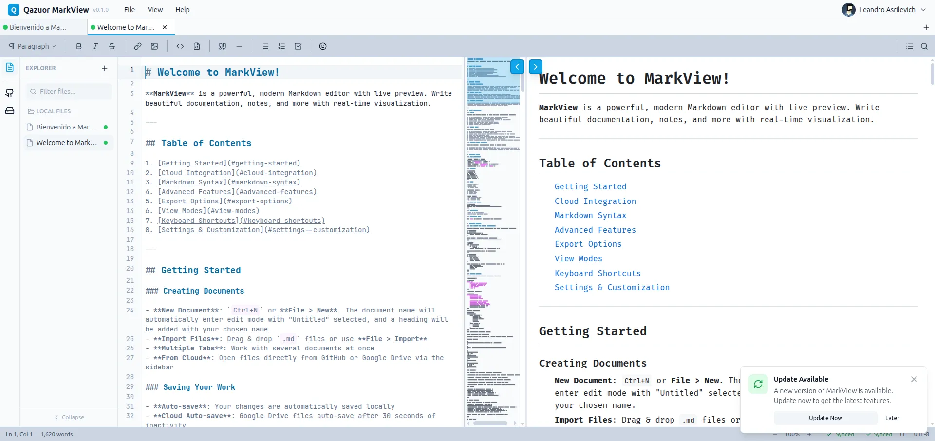Construyendo MarkView: un editor markdown moderno con sync cloud y soporte offline